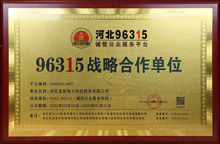 96315戰(zhàn)略合作單位