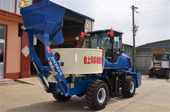 自上料混凝土攪拌車(chē)（全液壓）